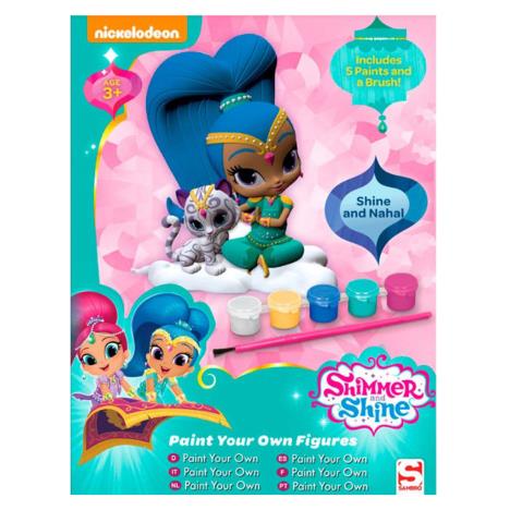 Shimmer & Shine Paint Your Own Shine & Nahal Figure £7.49